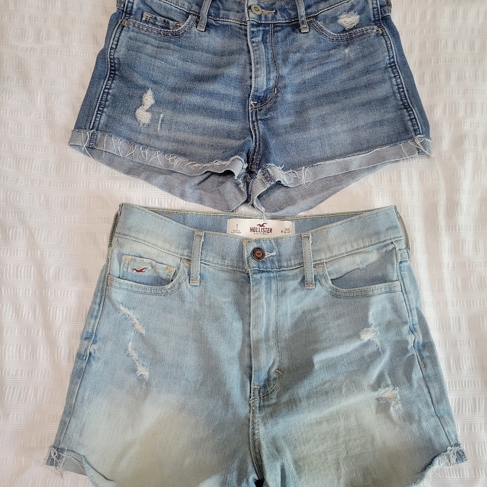 Hollister high rise shorts